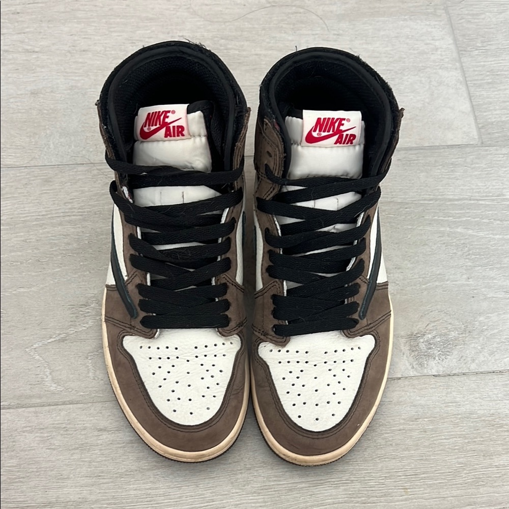 Nike Air Jordan’s Unisex Black and Brown Sneakers Y2K Travis Scott Cactus Jack
